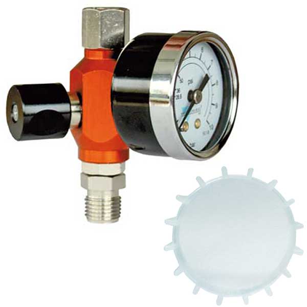 Walcom Air Regulator & Gauge Analogue