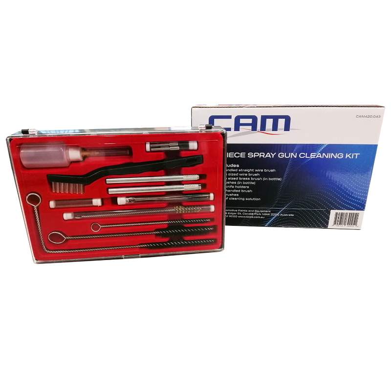 Spray Gun Cleaning Kit 23pce Plastic Case