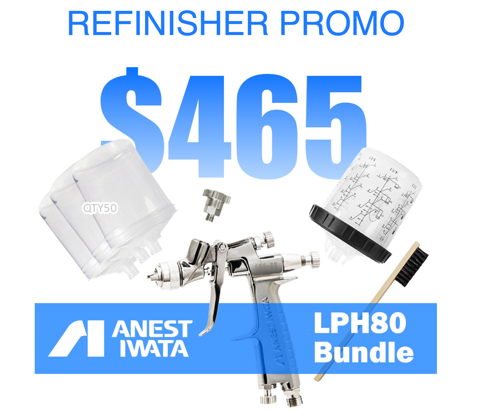 IWATA LPH80 1.2mm PROMO Kit