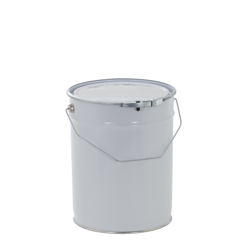 10L Metal Pail With Lid and Lock Ring