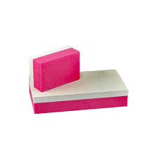 Candy Rubbing Block Pink/White 2Pce