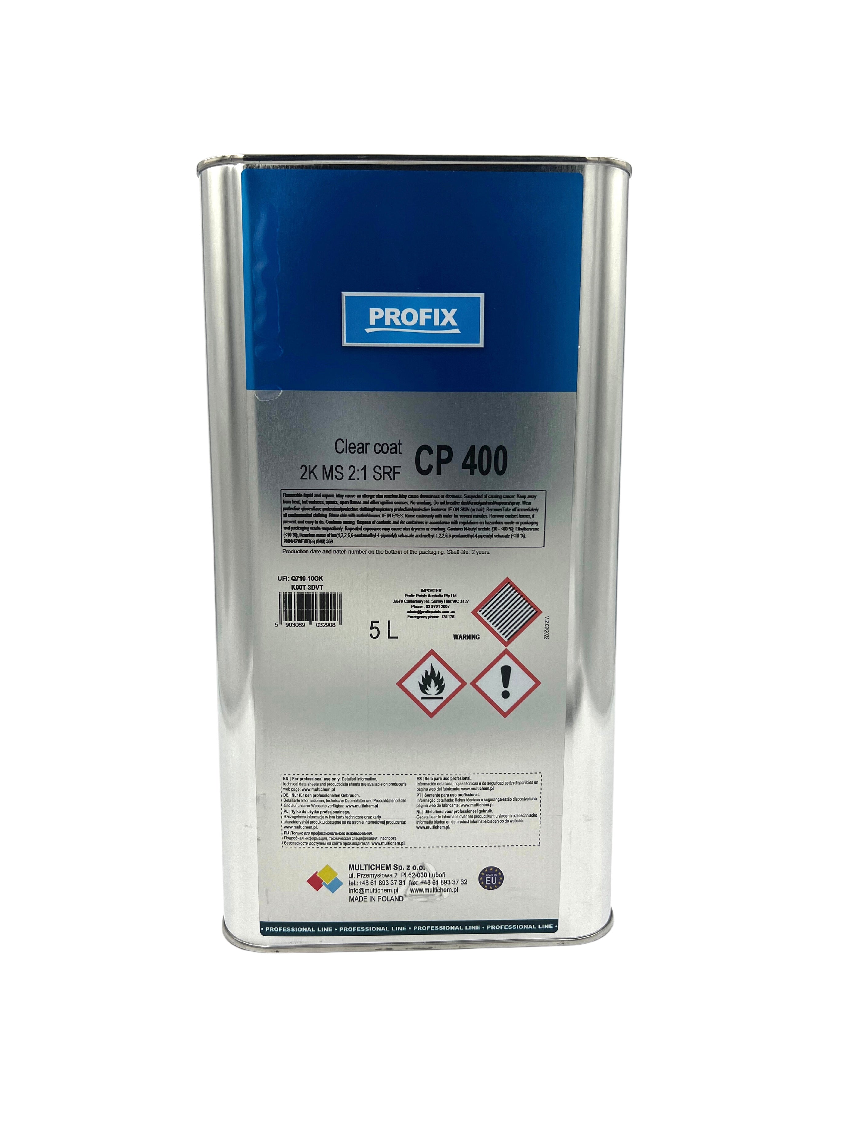 CP400 MS Clearcoat 5L