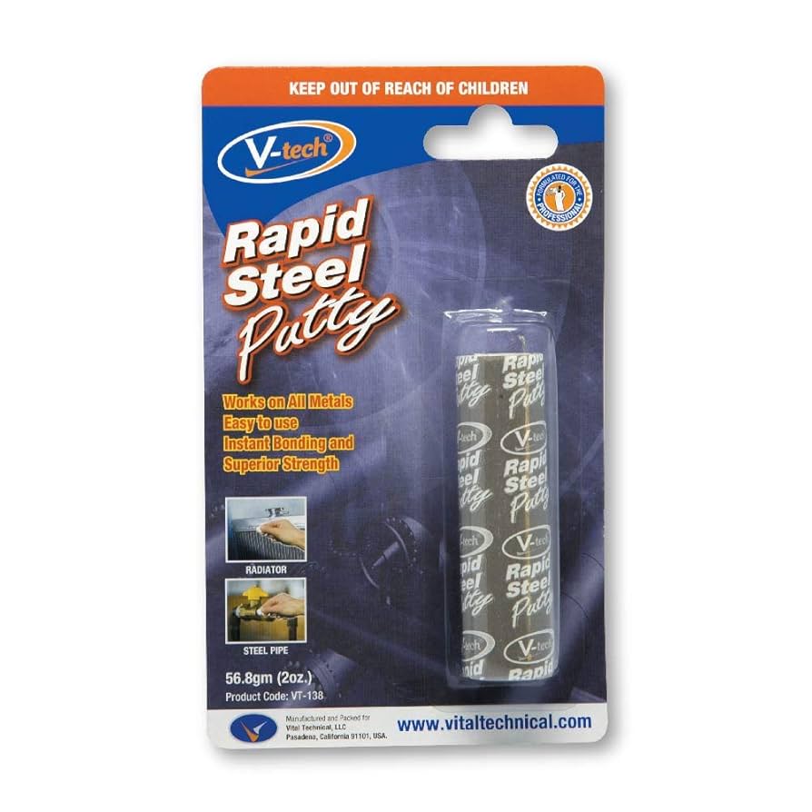 V-TECH RAPID STEEL PUTTY 50g