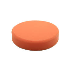 Buff Pad 6" Orange Foam -Velcro