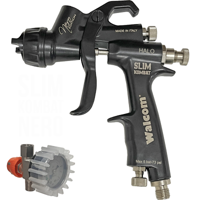 Walcom Slim Kombat 1.3mm with Regulator and 600ml Pot