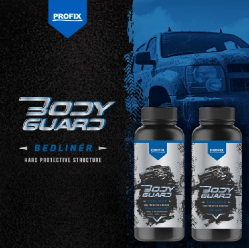 Bodyguard Bedliner Black Kit 1L