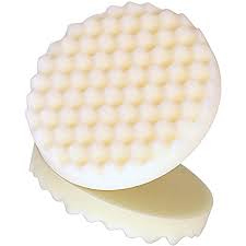 GRP Waffle Foam Velcro Pad 190mm White