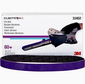 3M Abrasive Belt 20mm x 520mm - 10 pack